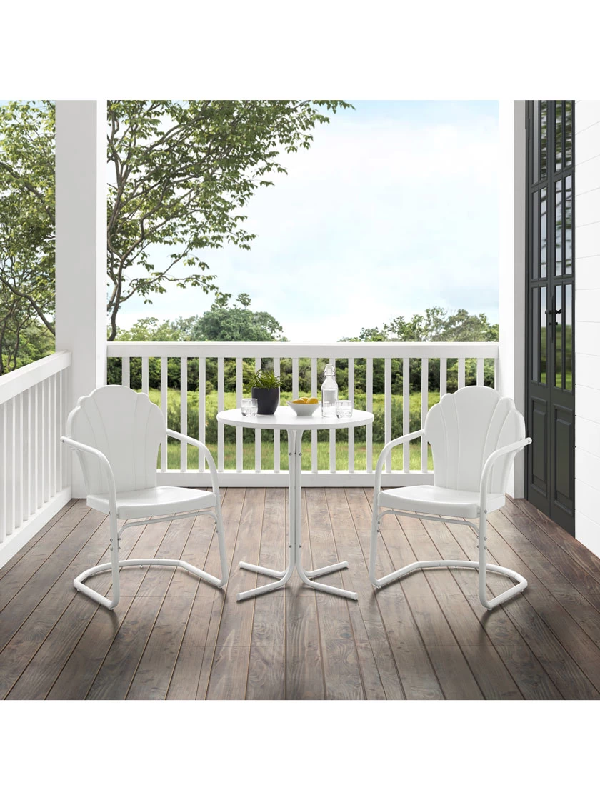 Crosley Tulip 3-piece Outdoor Bistro Set 7 Crosley Tulip 3-piece Outdoor Bistro Set - Image 7