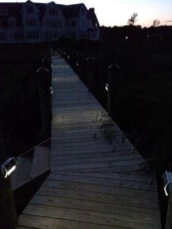 MAXSA® Solar-Powered Metal Deck Light, Set Of 4 10 MAXSA® Solar-Powered Metal Deck Light, Set Of 4 -Charming Outdoors Shop 8611691 ss 02v