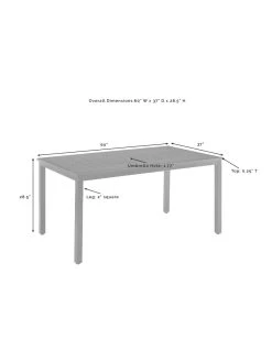 Crosley Kaplan 5Pc Outdoor Dining Set With Swivel Chairs 29 Crosley Kaplan 5Pc Outdoor Dining Set With Swivel Chairs -Charming Outdoors Shop 8611955 10v