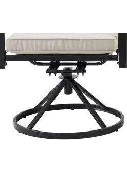 Crosley Kaplan 5Pc Outdoor Dining Set With Swivel Chairs 25 Crosley Kaplan 5Pc Outdoor Dining Set With Swivel Chairs -Charming Outdoors Shop 8611955 27v