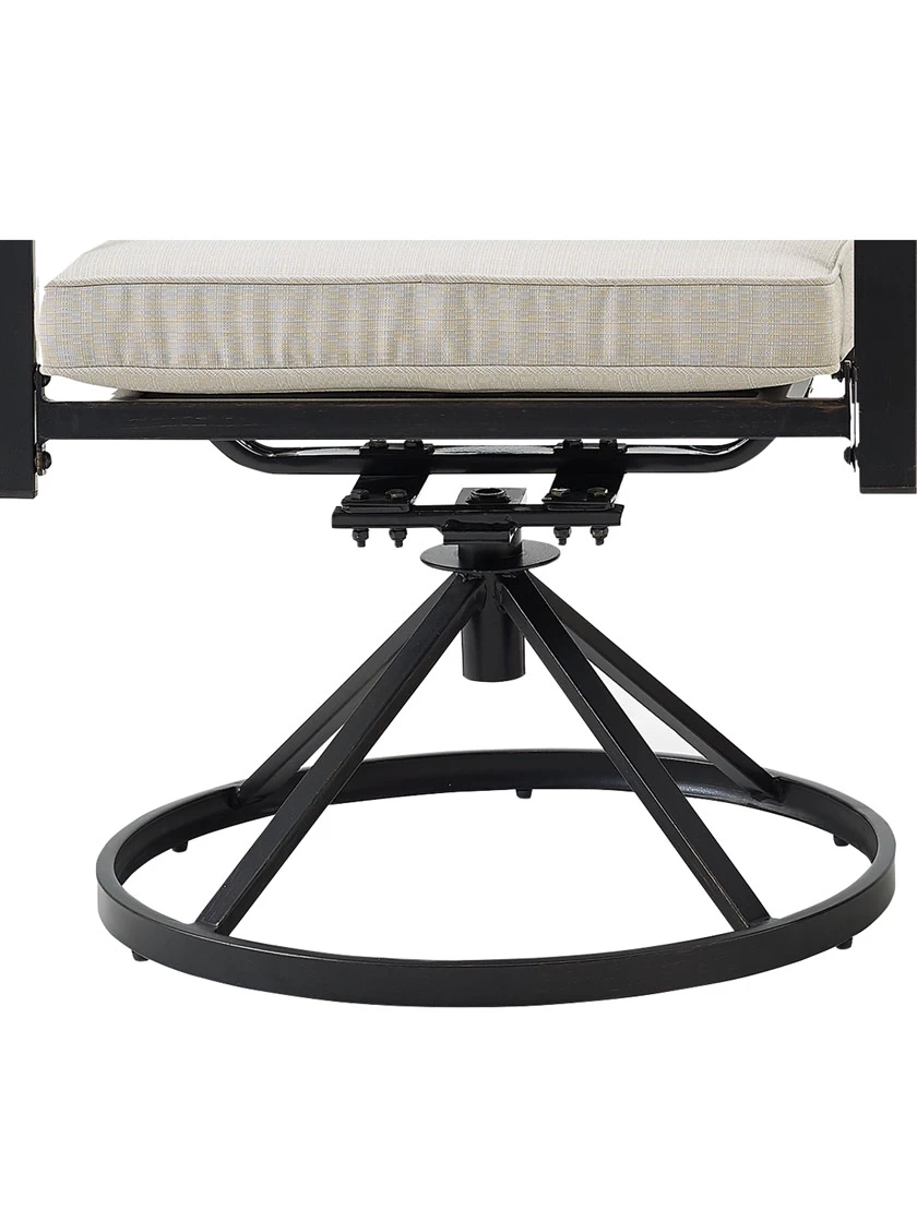 Crosley Kaplan 5Pc Outdoor Dining Set With Swivel Chairs 10 Crosley Kaplan 5Pc Outdoor Dining Set With Swivel Chairs - Image 10