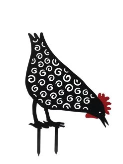 Chicken Friends Garden Stake -Charming Outdoors Shop 8612015 4545 tif