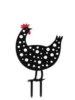 Chicken Friends Garden Stake -Charming Outdoors Shop 8612015 4551 tif