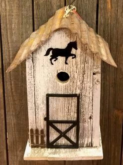 Summitville Stable Bird House -Charming Outdoors Shop 8612121 03v