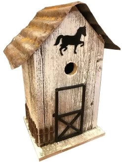 Summitville Stable Bird House -Charming Outdoors Shop 8612121 04v
