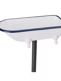 White Enamel Bathtub Birdbath 9 White Enamel Bathtub Birdbath -Charming Outdoors Shop 8612266 04V jpeg