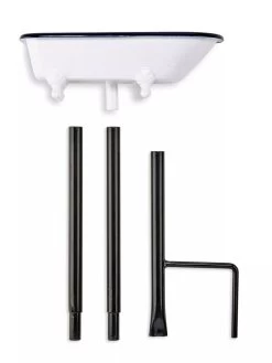 White Enamel Bathtub Birdbath 10 White Enamel Bathtub Birdbath -Charming Outdoors Shop 8612266 05V jpeg