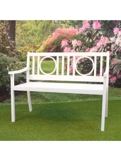 Gramercy Outdoor Metal Bench -Charming Outdoors Shop 8612281 06v