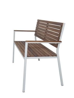 Braylee Metal And Wood Garden Bench 6 Braylee Metal And Wood Garden Bench -Charming Outdoors Shop 8612284 03v