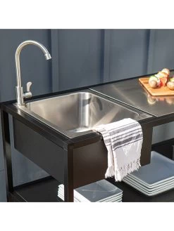 Veradek Stainless Steel Outdoor Kitchen Series Counter Sink -Charming Outdoors Shop 8612469 14v