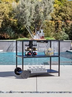 Veradek Stainless Steel Outdoor Kitchen Series Bar Cart