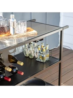 Veradek Stainless Steel Outdoor Kitchen Series Bar Cart -Charming Outdoors Shop 8612470 14v