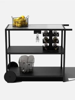 Veradek Stainless Steel Outdoor Kitchen Series Bar Cart -Charming Outdoors Shop 8612470 19v