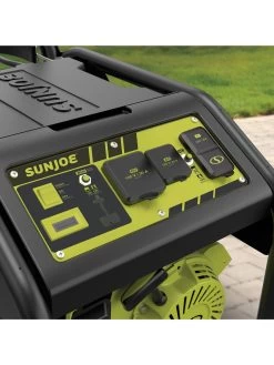 Sun Joe® 4,100/3,300-Running Watt Propane Powered Portable Generator W/24VBattery Starter -Charming Outdoors Shop 8612525 04v