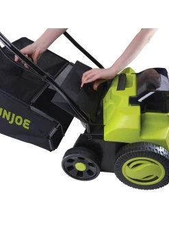 Sun Joe® 48V ION+ Cordless 15-Inch 5-Position Walk-Behind Lawn Dethatcher -Charming Outdoors Shop 8612541 05v