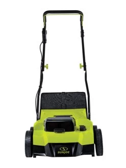 Sun Joe® 48V ION+ Cordless 15-Inch 5-Position Walk-Behind Lawn Dethatcher -Charming Outdoors Shop 8612541 08v