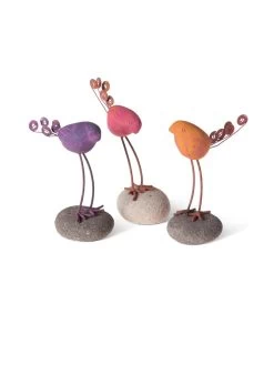 Birds On Stones Set 7 Birds On Stones Set -Charming Outdoors Shop 8613371 3166