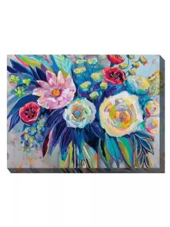 Floral Array Outdoor Wall Art 5 Floral Array Outdoor Wall Art -Charming Outdoors Shop 8614011 01V 3 4