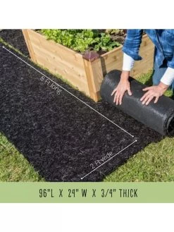 Recycled Rubber Walkway, 2' X 8' -Charming Outdoors Shop Rubber walkway 3