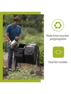 Dual Batch Composter Success Kit 7 Dual Batch Composter Success Kit -Charming Outdoors Shop webimage Dual Compost Bin 7
